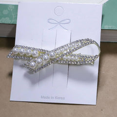 BOW PEARL HAIRPIN BANGS CLIP SIDE CLIP_CWAHA4784