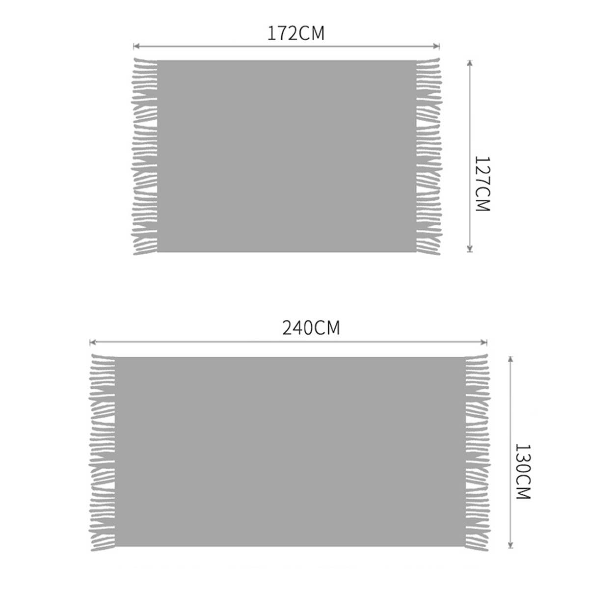 SOFT WARM CHUNKY KNIT BLANKET THROW_CWMM0195