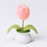 Cwmm9270_Hand-Woven Bouquet Potted Plant Ornaments