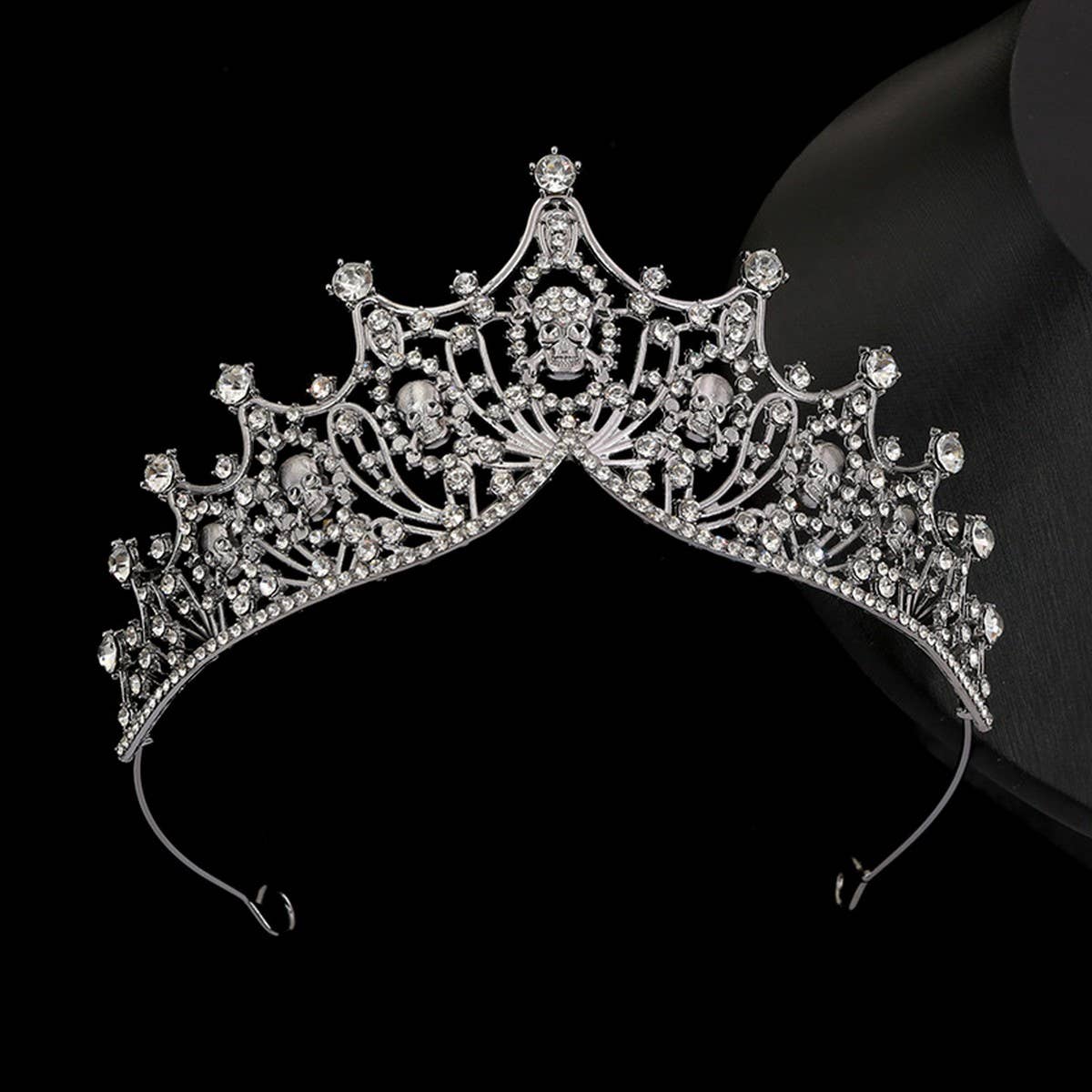 SKULL HEADDRESS RETRO HALLOWEEN CROWN TIARAS_CWMM2004