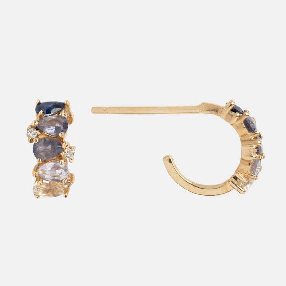 COLORFAST GRADIENT BIRTHSTONE STUD EARRINGS_CWAJE5105