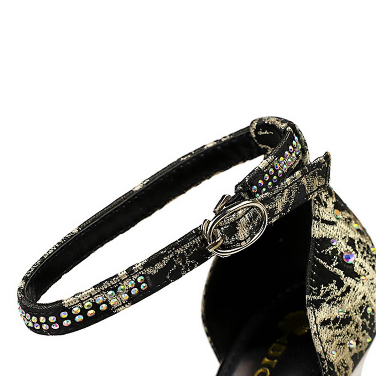 RETRO RHINESTONE HOLLOW STRAP HIGH HEELS_CWSHH0104
