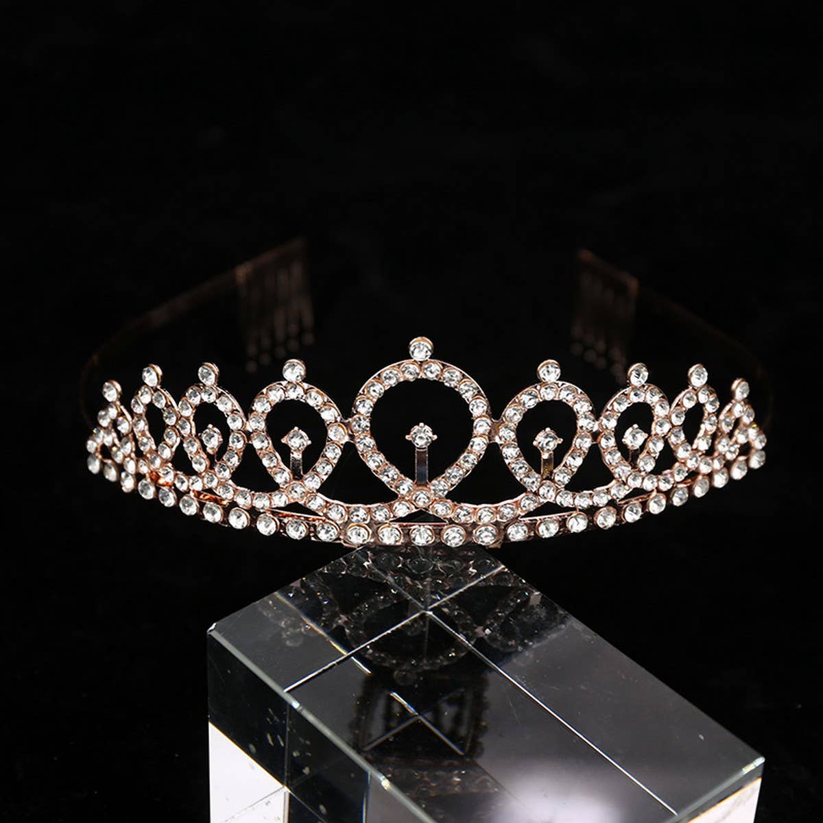 BIRTHDAY CROWN HEADBAND WEDDING CRYSTAL TIARAS_CWMM2023