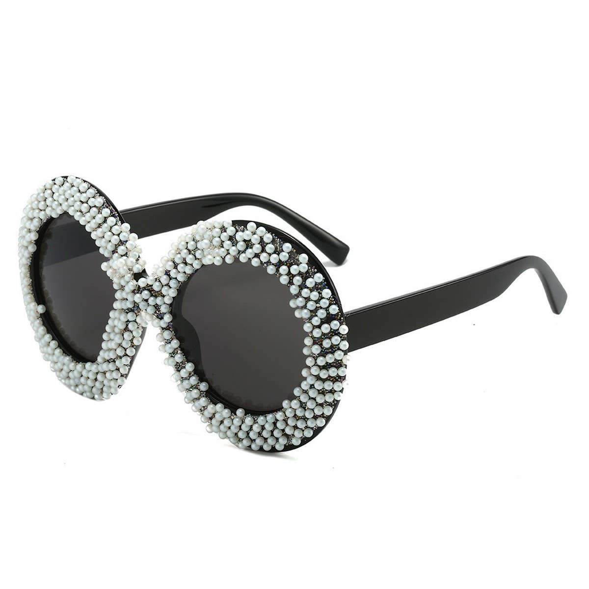 LARGE FRAME OVAL RHINESTONE SUNGLASSES_CWASG0840
