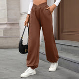 Tight Waists Curving Legs Loose-Fitting Trousers