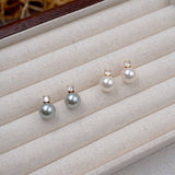 DELICATE AND SWEET PEARL NECKLACE AND EARRINGS SET_CWAJE1679