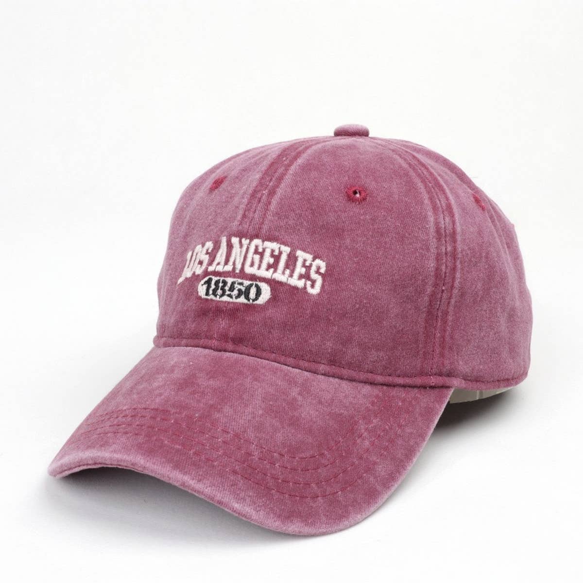 Vintage Washed Letter Embroidered Baseball Cap Cwah1536