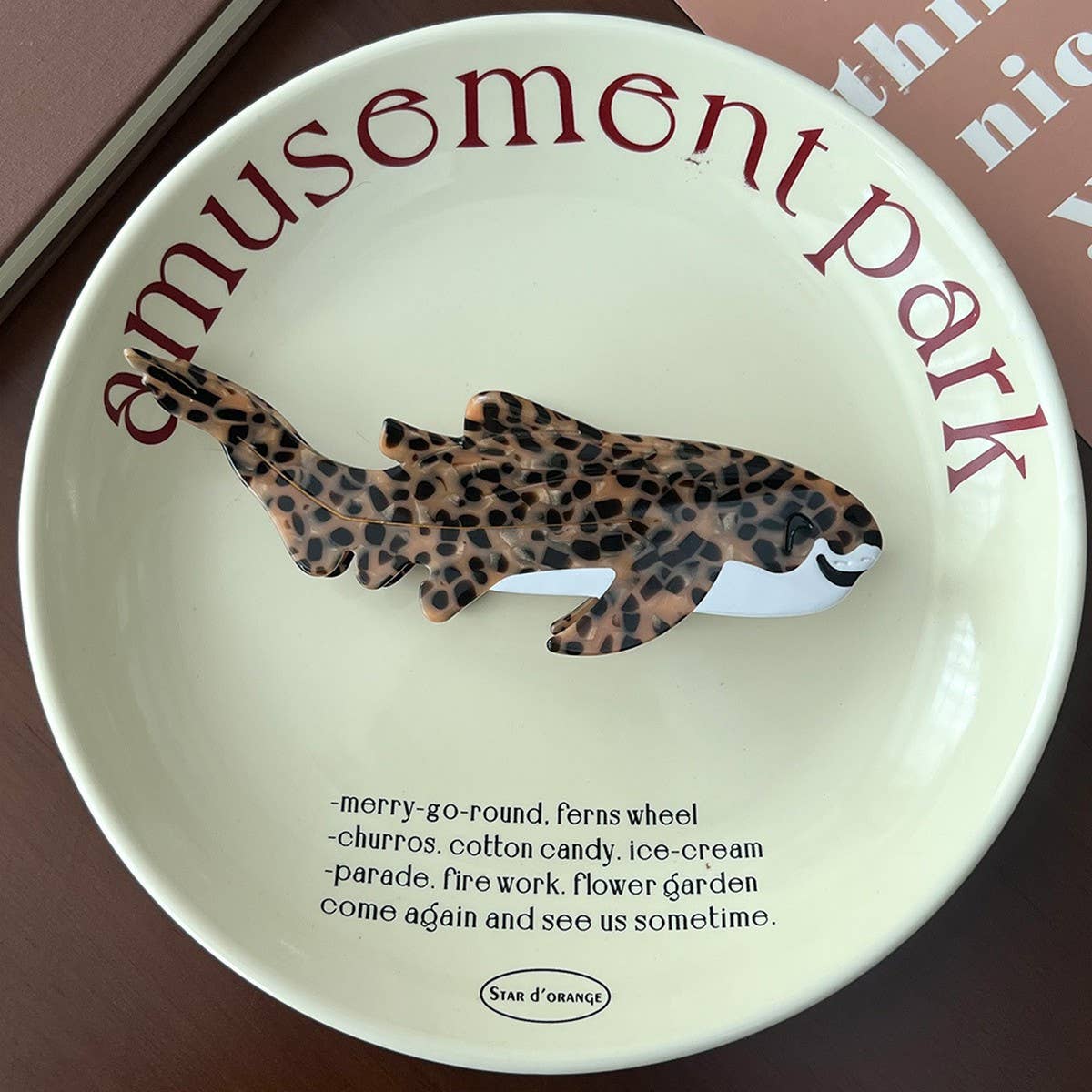 OCEAN SERIES HAIR CLAW DOLPHIN SHARK SEAL CLIP_CWAHA5759