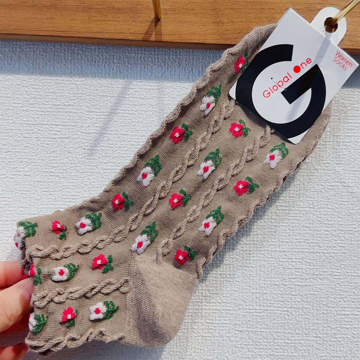 COMFORTABLE VERTICAL STRIPED COTTON SOCKS_CWMS0421