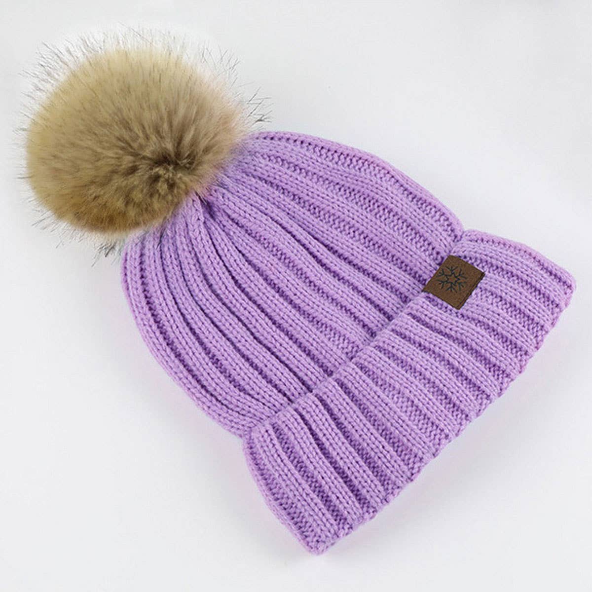 Winter Adult Outdoor Warm Knitted Scarf Suit Women_Cwmm2812