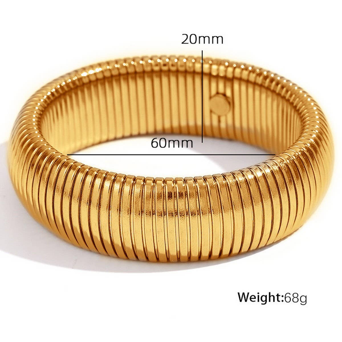 FASHIONABLE SMOOTH SPRING BRACELET FOR WOMEN_CWMM3123