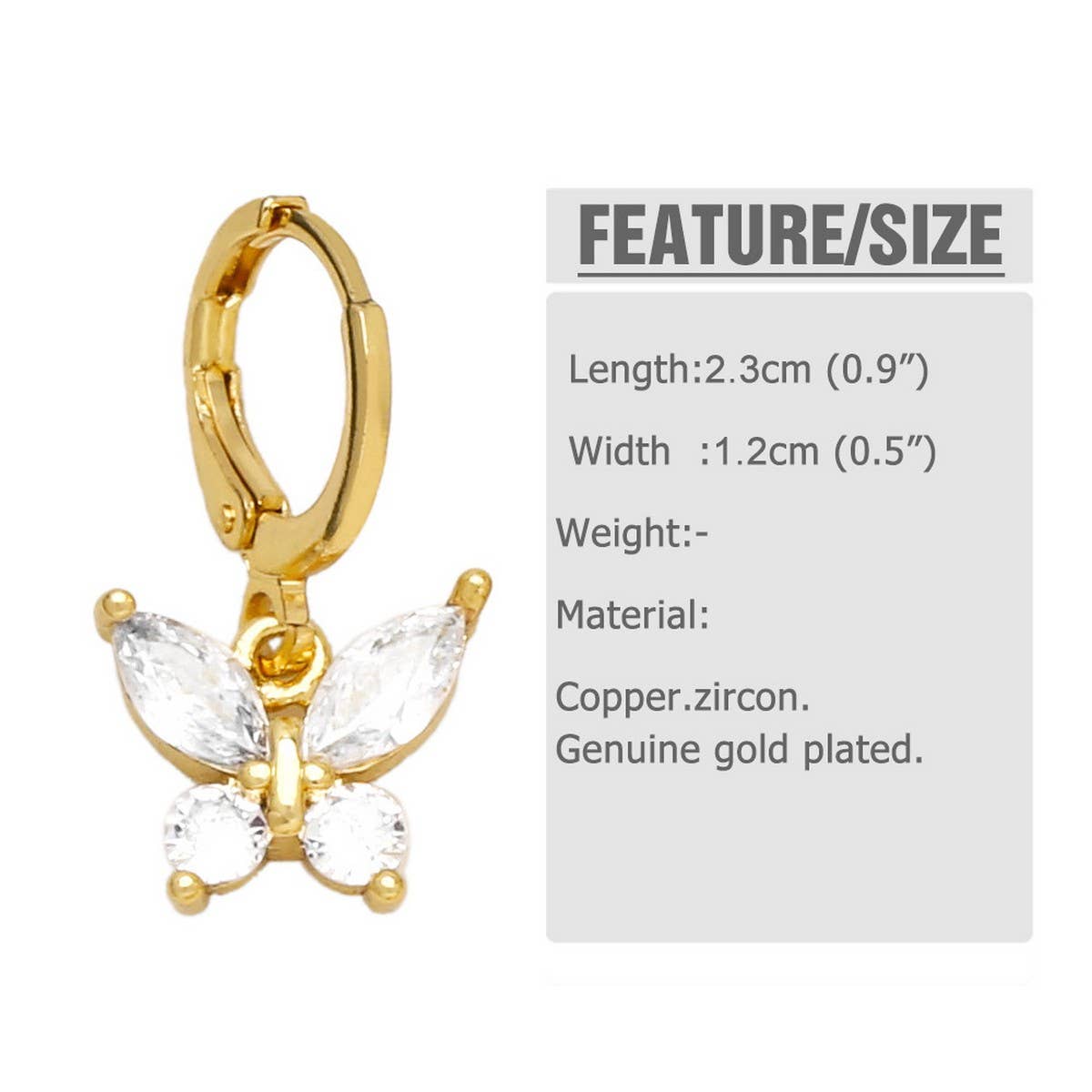 EXQUISITE ZIRCON DECORATED BUTTERFLY EARRINGS_CWAJE0986