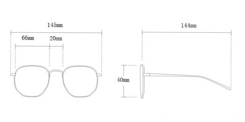 SQUARE FRAME FASHION GLASSES_CWASG0108
