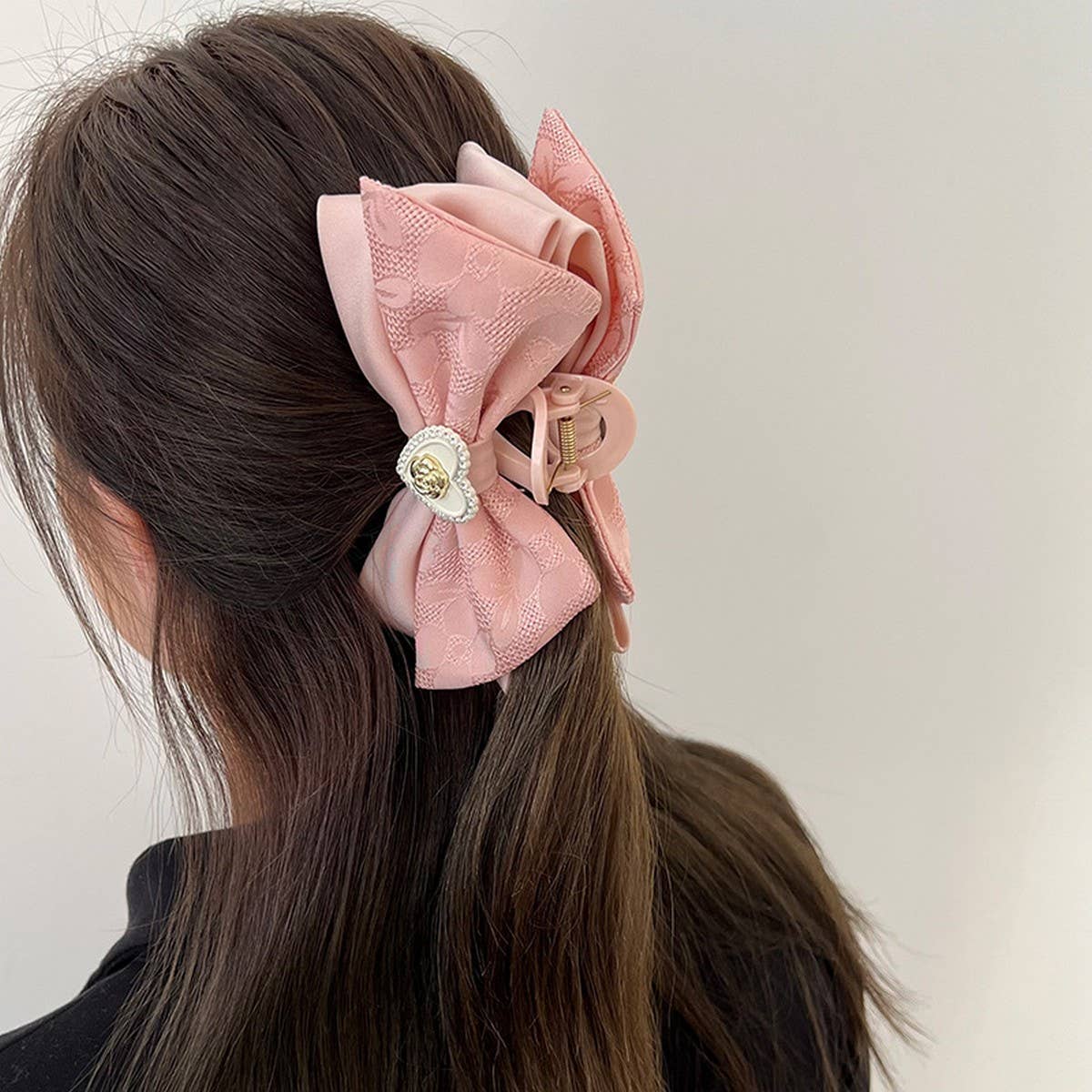 SPRING AND SUMMER HIGH END LOVE BOW HAIRPINS_CWAHA1201