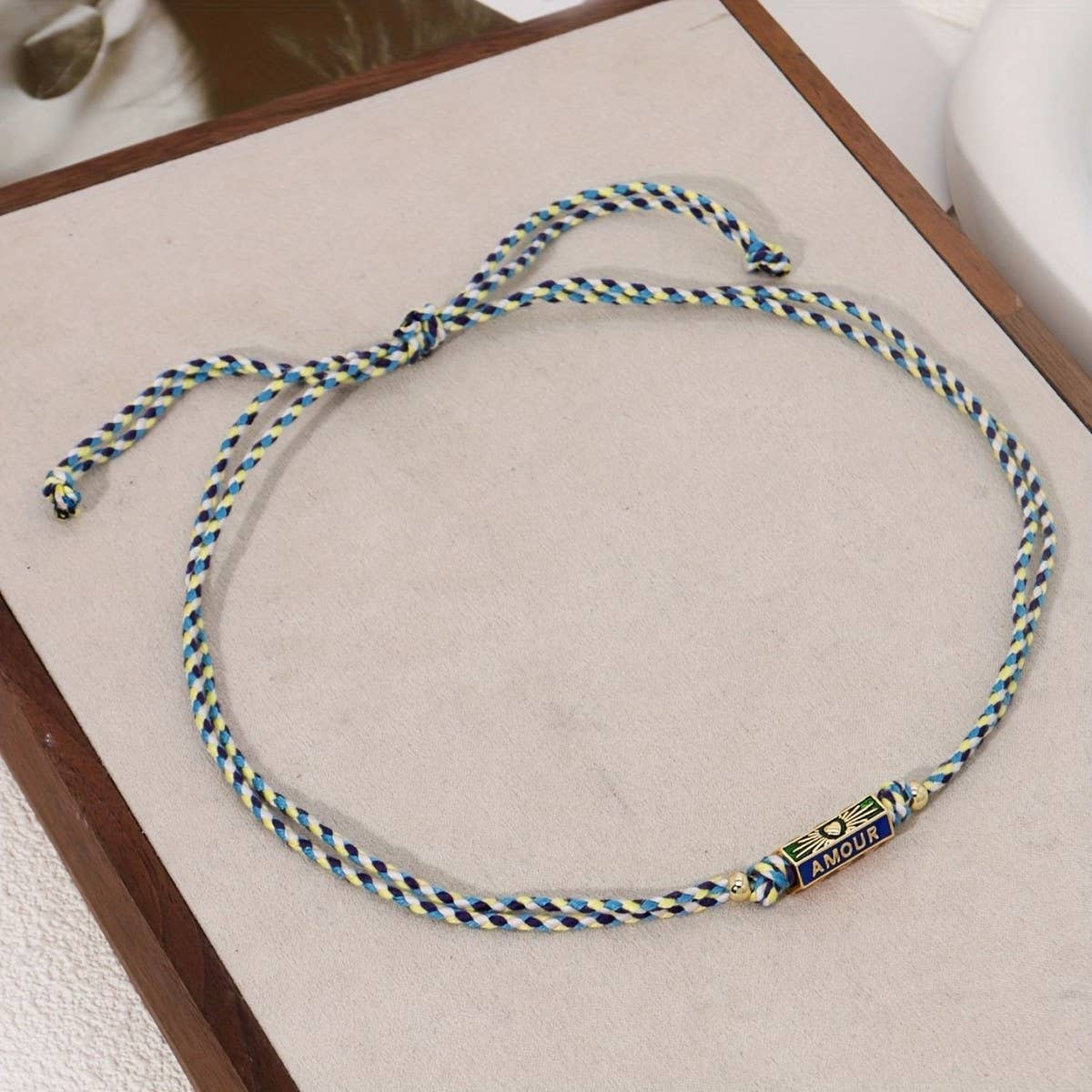 LITERARY STAR TAROT PENDANT COLORED BRACELET_CWMM5524