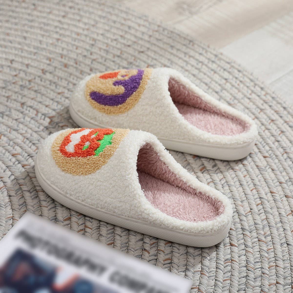 HALLOWEEN NOSTALGIC CREATIVE NEW COTTON SLIPPERS_CWSHS0863