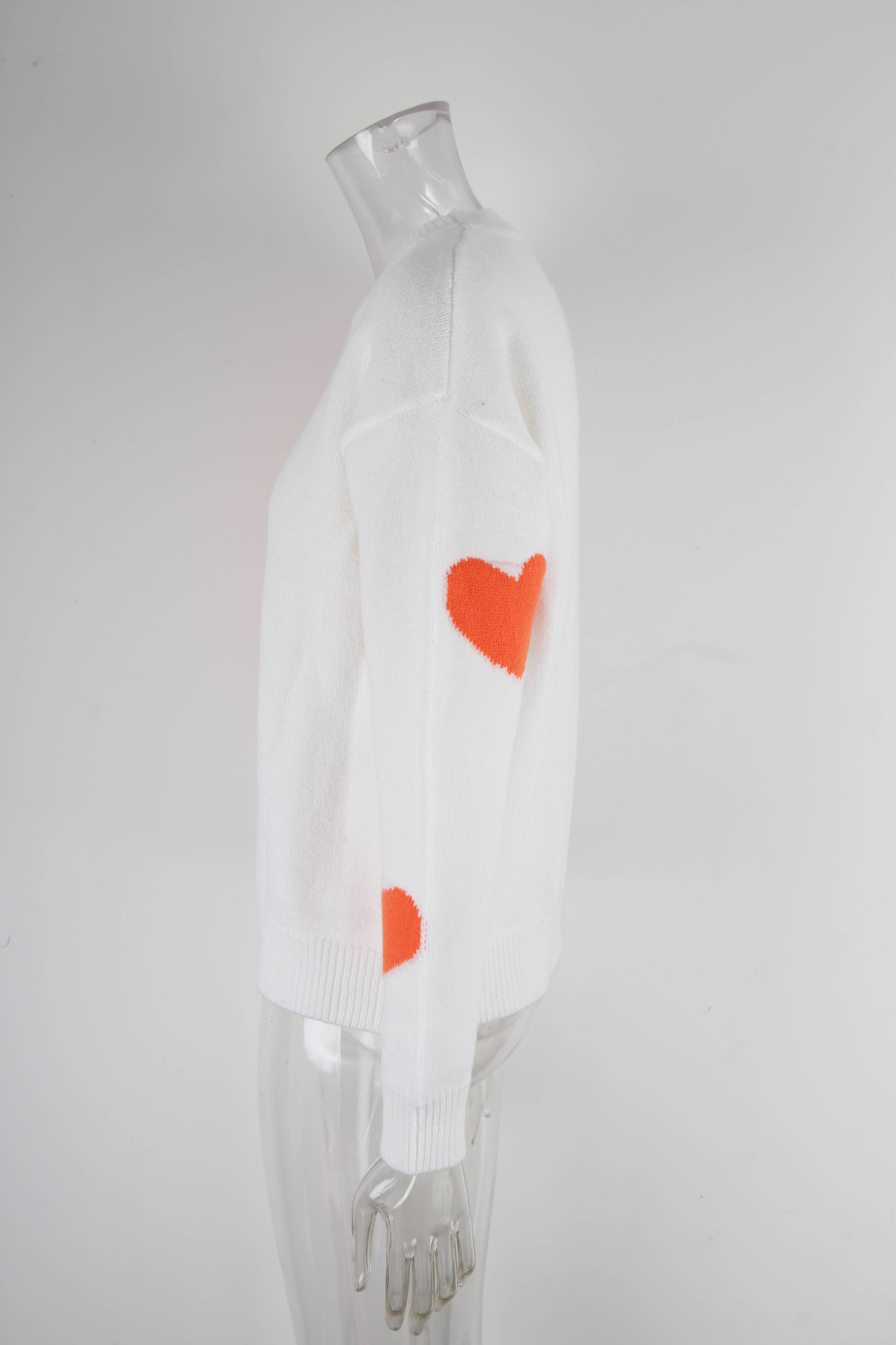 Valentines Day Jacquard Round-Neck Sweater