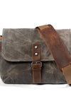 Waterproof Waxed Canvas Dslr Camera Satchel_Cwab5557