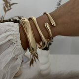 NEW DESIGN FASHION TREND METAL SMOOTH BRACELET_CWMM3081