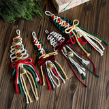 COLORFUL WOVEN BELL CHRISTMAS DOOR WALL HANGING_CWMM9739