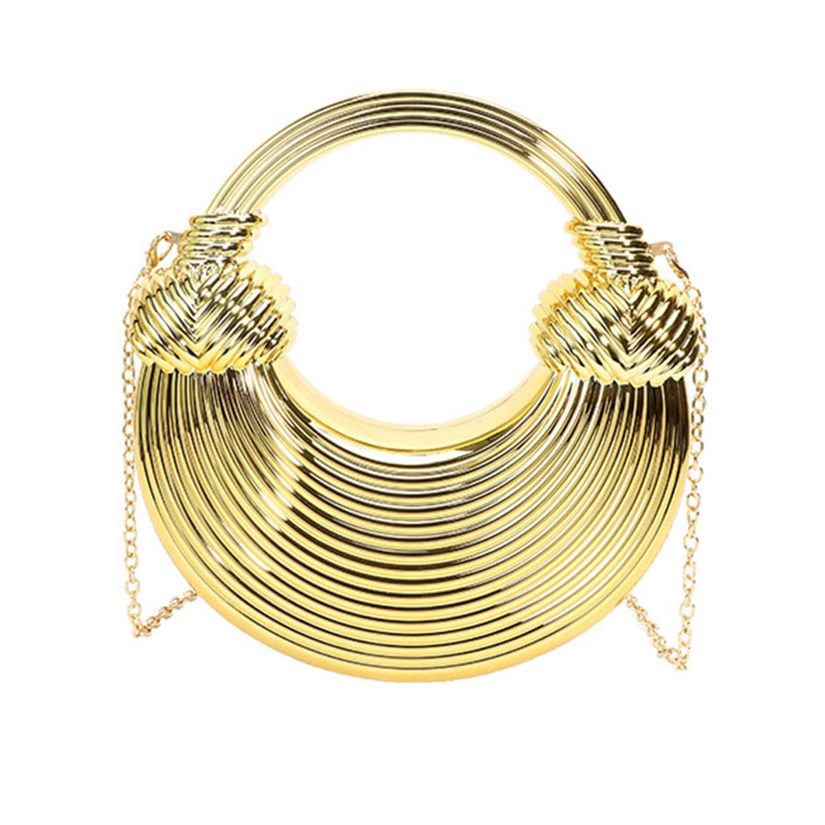 Diamond-Shaped Transparent Handbag