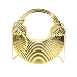 Diamond-Shaped Transparent Handbag