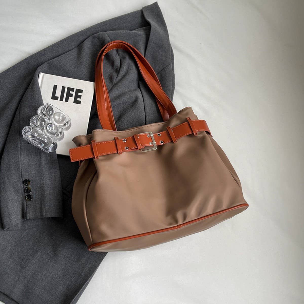 2024 N Casual Lightweight Simple Bucket Bag_Cwab3284