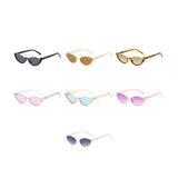 NEW HALF FRAME CAT EYE STREET STYLE SUNGLASSES_CWASG0386