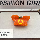 PUMPKIN WITCH HAT HAIR CLAW MEDIUM ACETATE CLIP_CWAHA5712