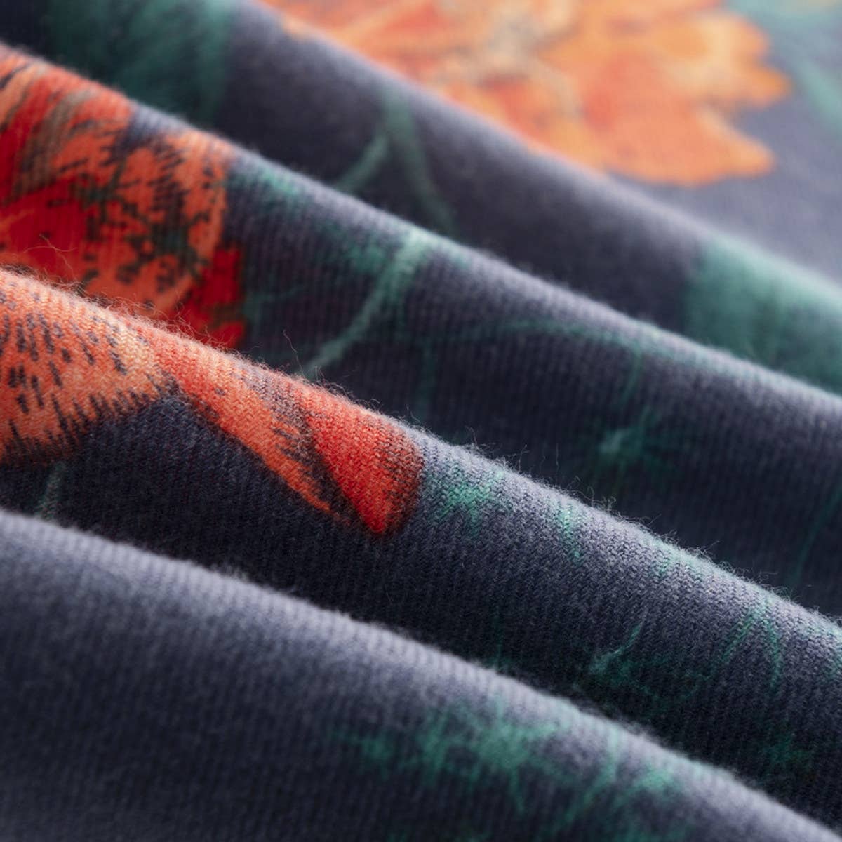 ROSE PRINT TASSEL SCARF BOHO FAUX CASHMERE WRAP_CWASC0456