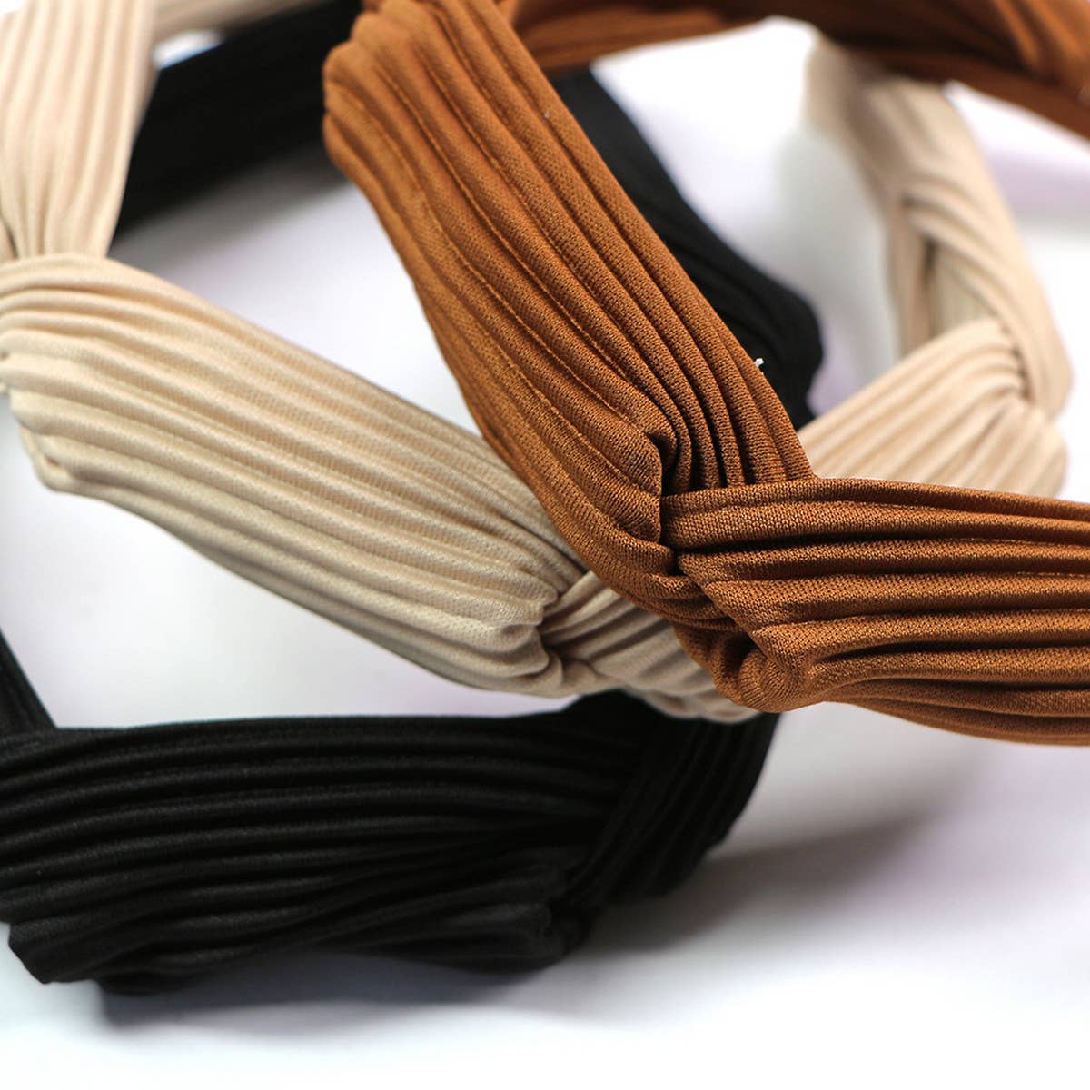 RETRO CRUMPLED GEOMETRIC HEADBAND_CWAHA0983