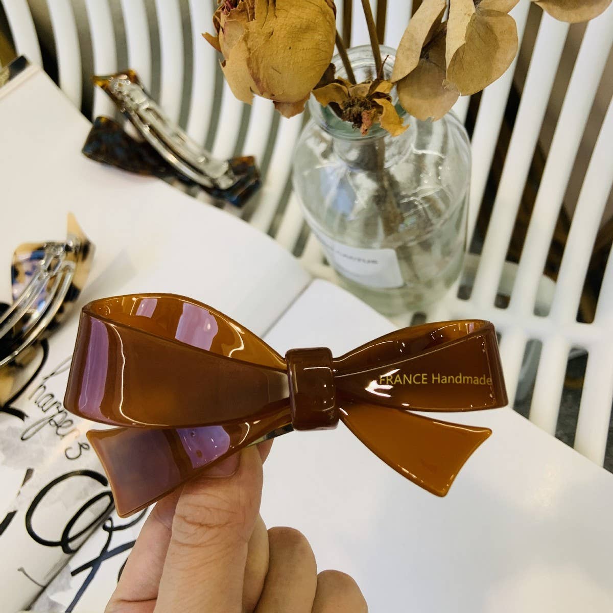 Cwaha1521_Summer 3D Bow Hair Clip