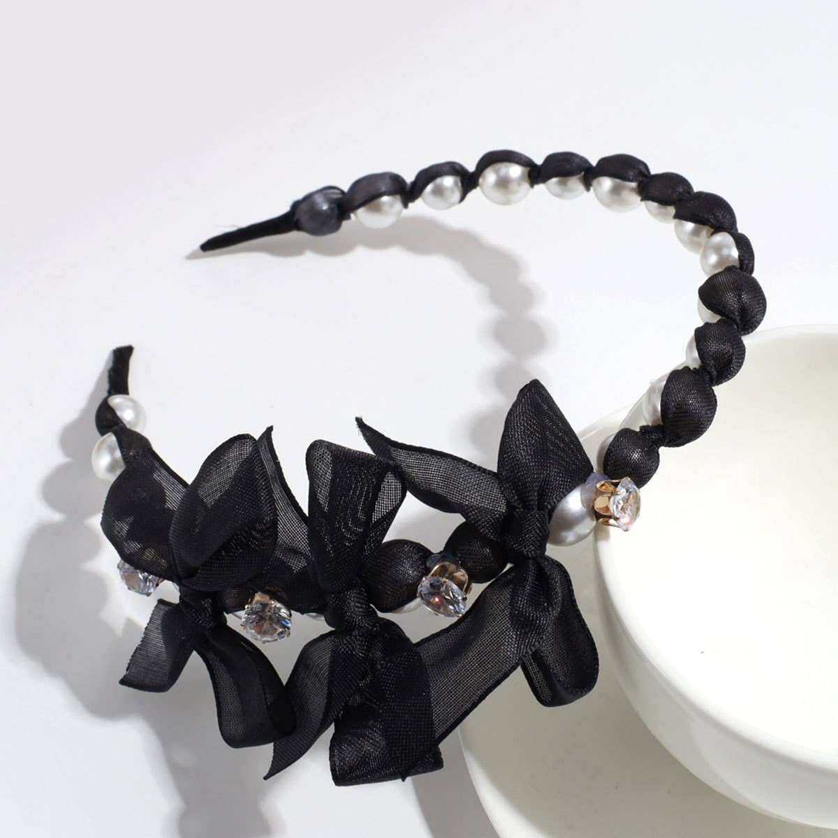 Versatile Mesh Bow Headband