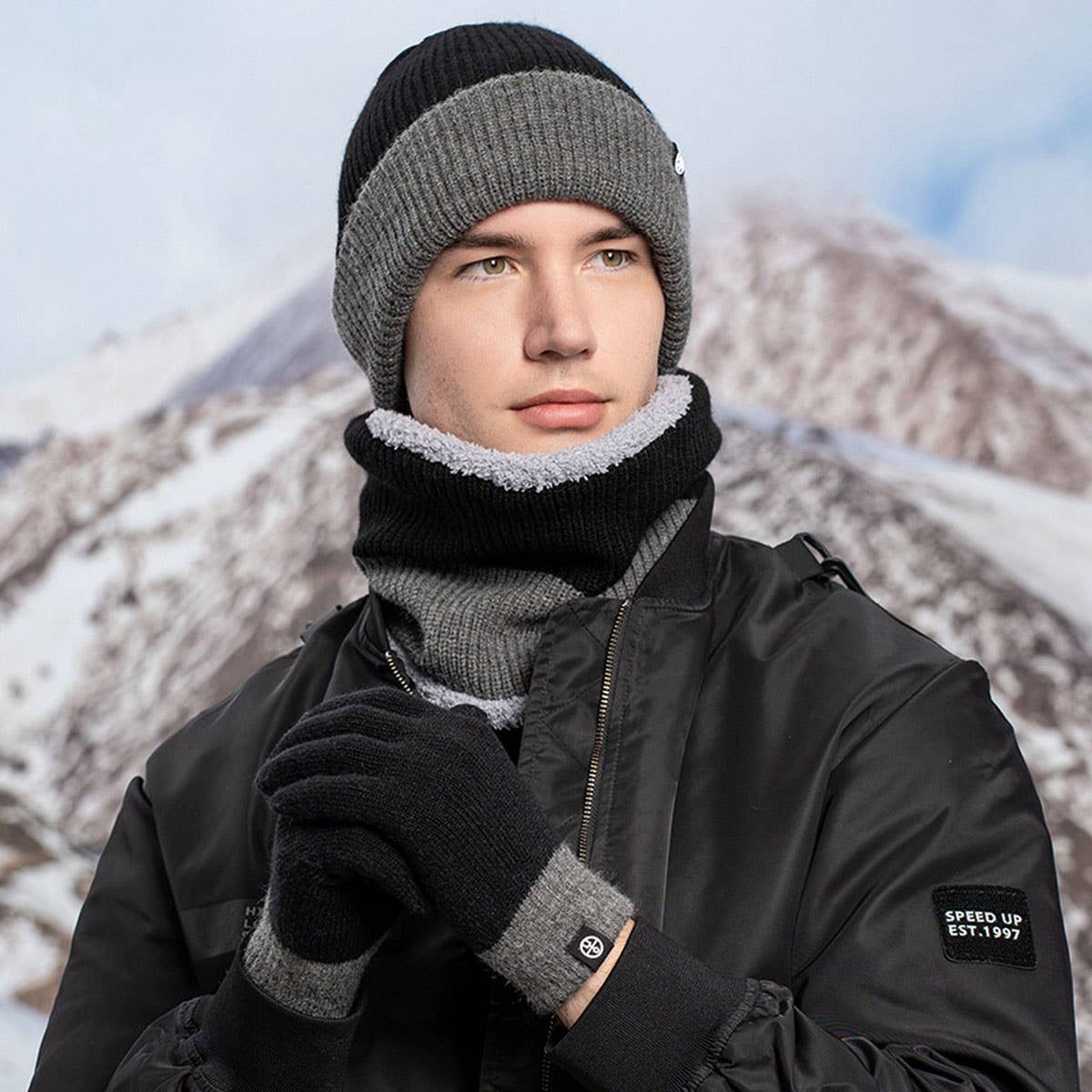 OUTDOOR COLD PROOF DOUBLE SIDED EARMUFFS SUIT_CWMM2793