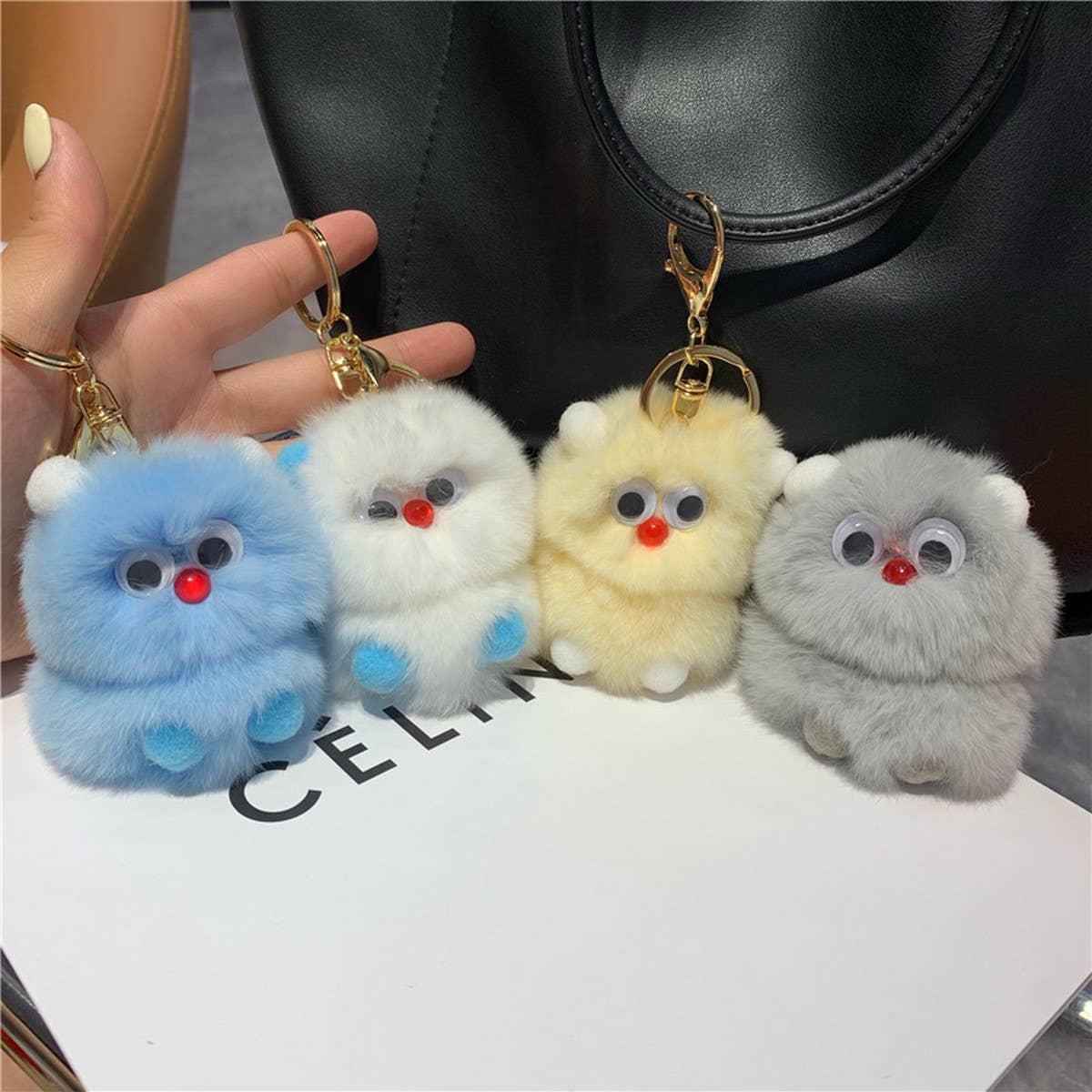 Little Monster Car Keychain Pendant Accessories_Cwmm2607