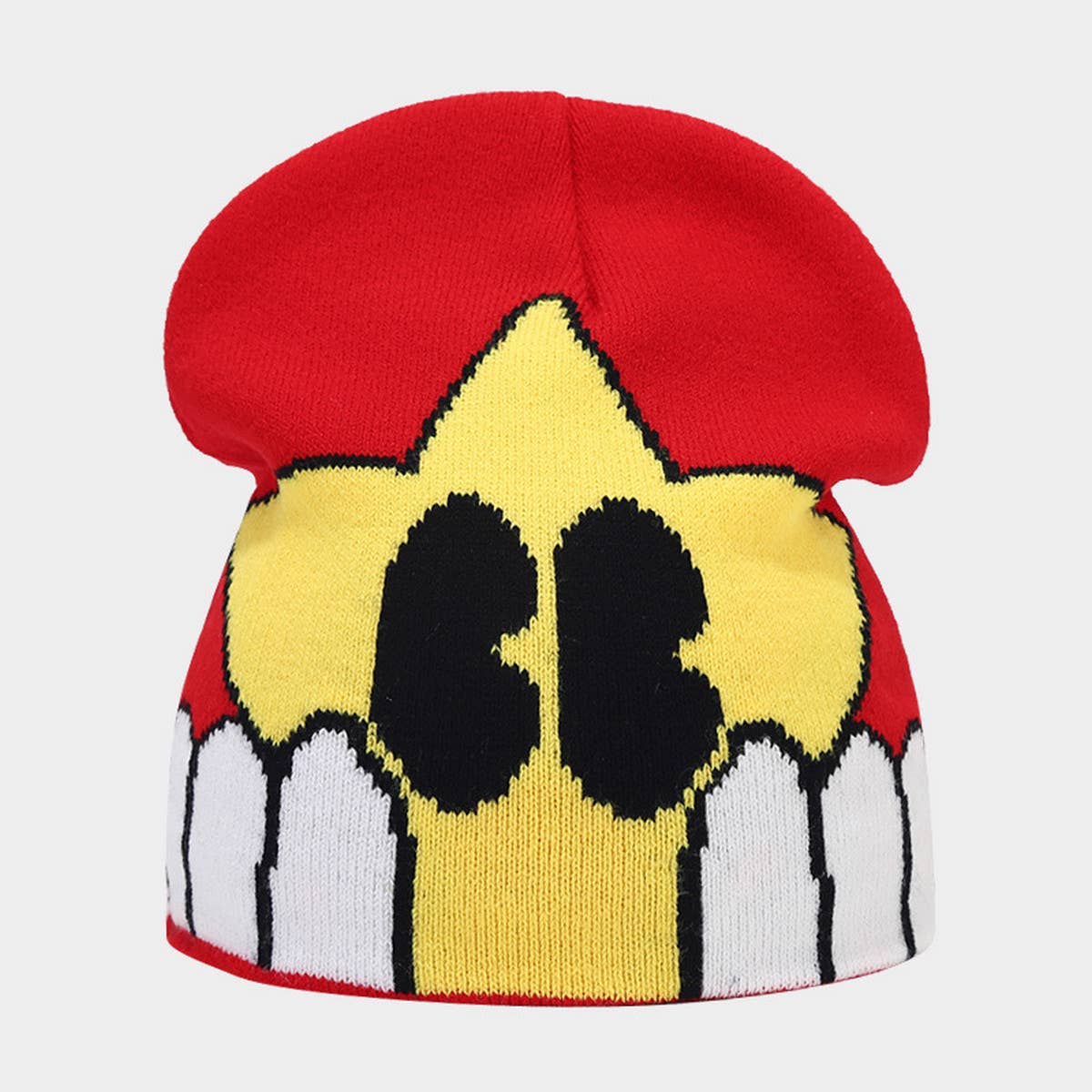 FIVE POINTED STAR CARTOON KNITTED HAT_CWAH1600
