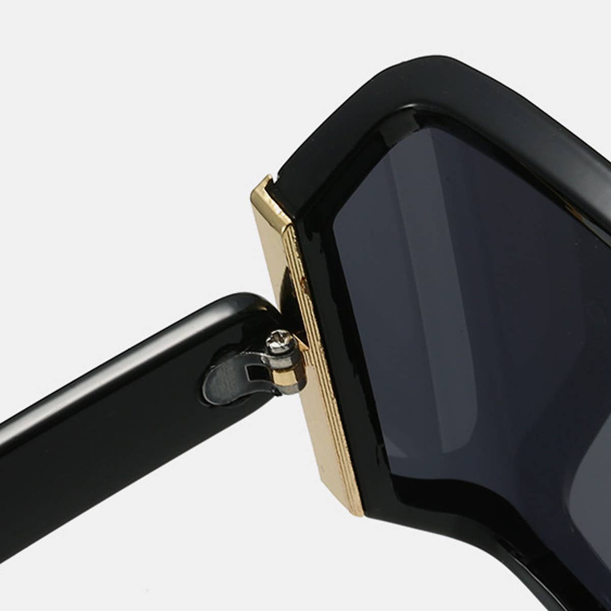 ANTI UV LARGE FRAME POLYGONAL CURVED SUNGLASSES_CWASG0392