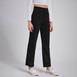 Stylish Casual Slim Straight Tube Corduroy Pants