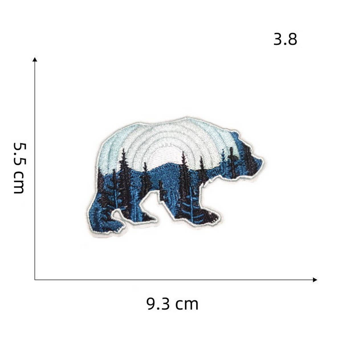 NEW OUTDOOR COLORFUL BEAR EMBROIDERED PATCH_CWMM4024
