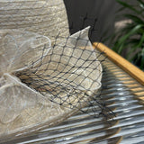 FASHIONABLE CURLED MESH FLOWER BUCKET HAT_CWAH1211