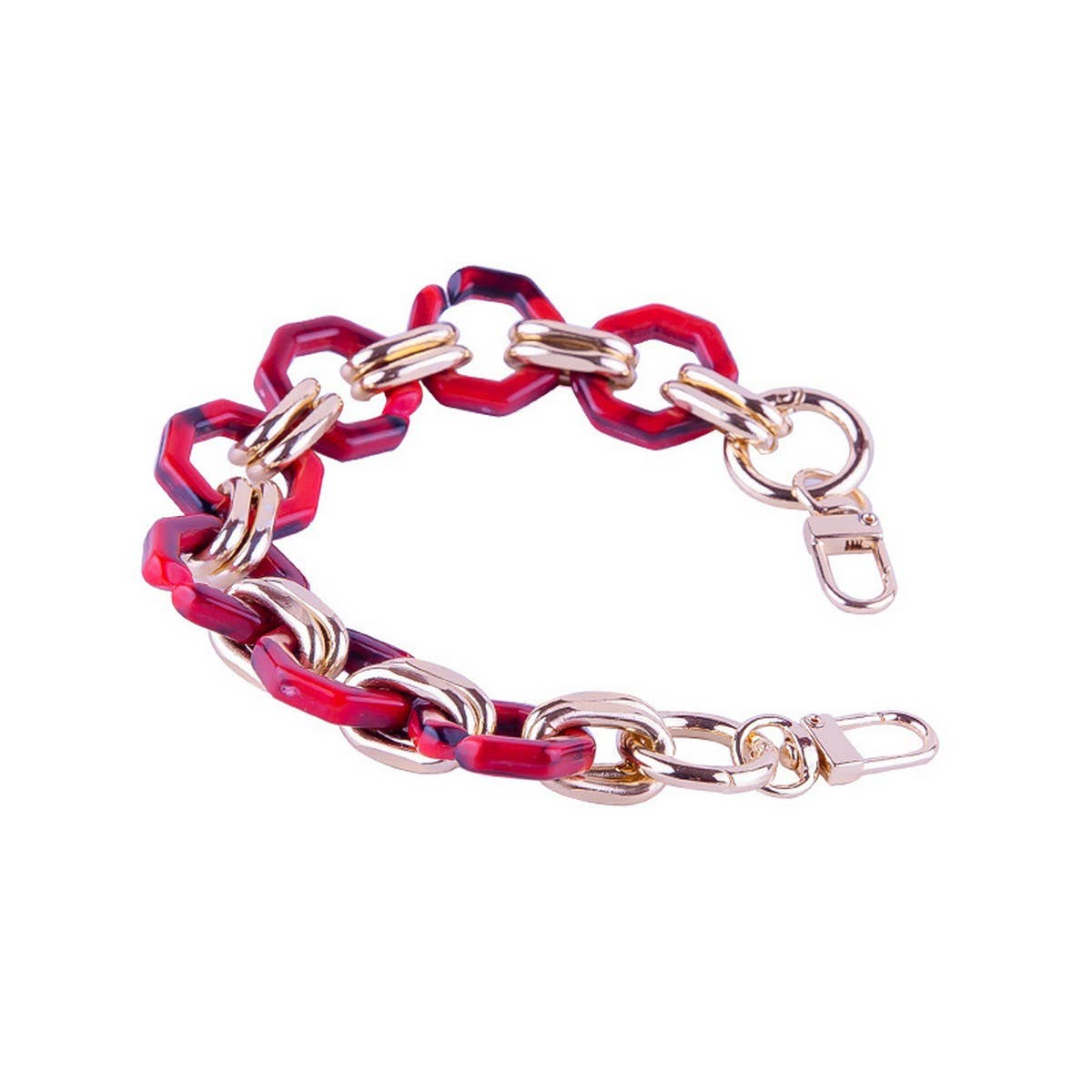 12IN ACRYLIC CHAIN HANDLE STRAP BAGS STRAP_CWMM5100