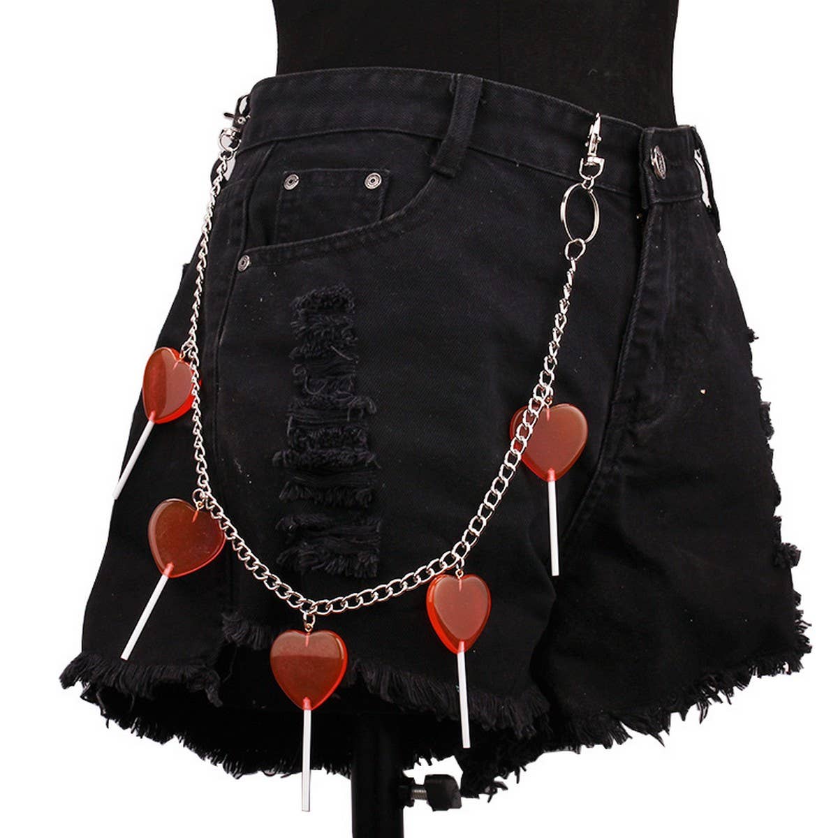 COLORED LOLLIPOP PENDANT PANTS CHAIN_CWMM0683