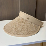 Women Visor Foldable Hollow Hat_Cwah1214