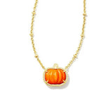New Personalized Pumpkin Texture Necklace_Cwmm3792