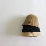 Vertical Striped Childrens Solid Color Bucket Hat_Cwah2864