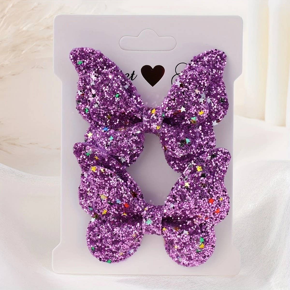3D GRADIENT GLITTER BOW BABY HAIR CLIP_CWAHA6755
