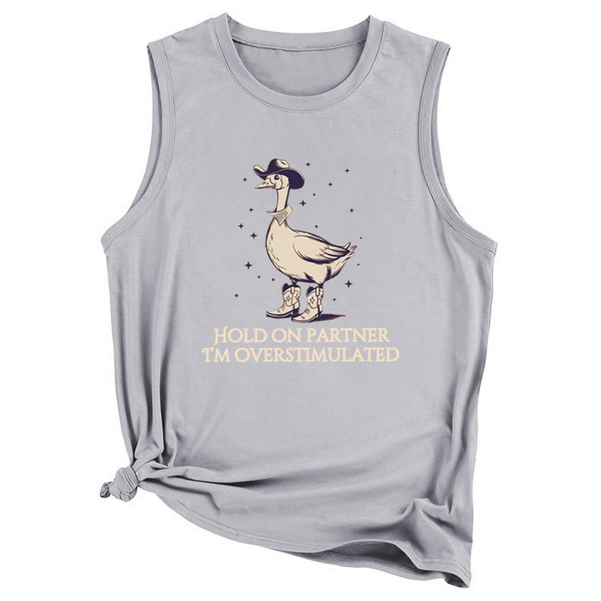 CUTE GRAPHIC TANK TOP FOR WOMEN LOOSE FIT_CWTTSL0421