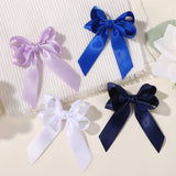 HANDMADE DOUBLE RIBBON BOW BABY HAIR CLIP_CWAHA6729