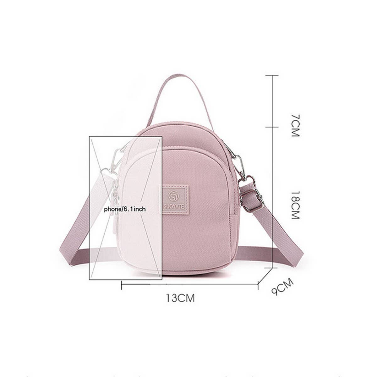 Fashion Multi-Layered Mini Shoulder Crossbody Bag_Cwab3486