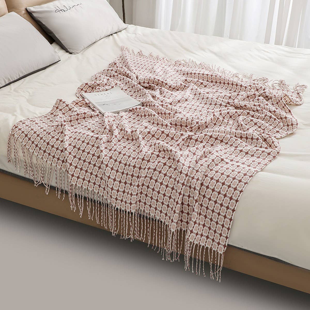 KNITTED SOFT BLANKET NAP SOFA BLANKET_CWMM0193
